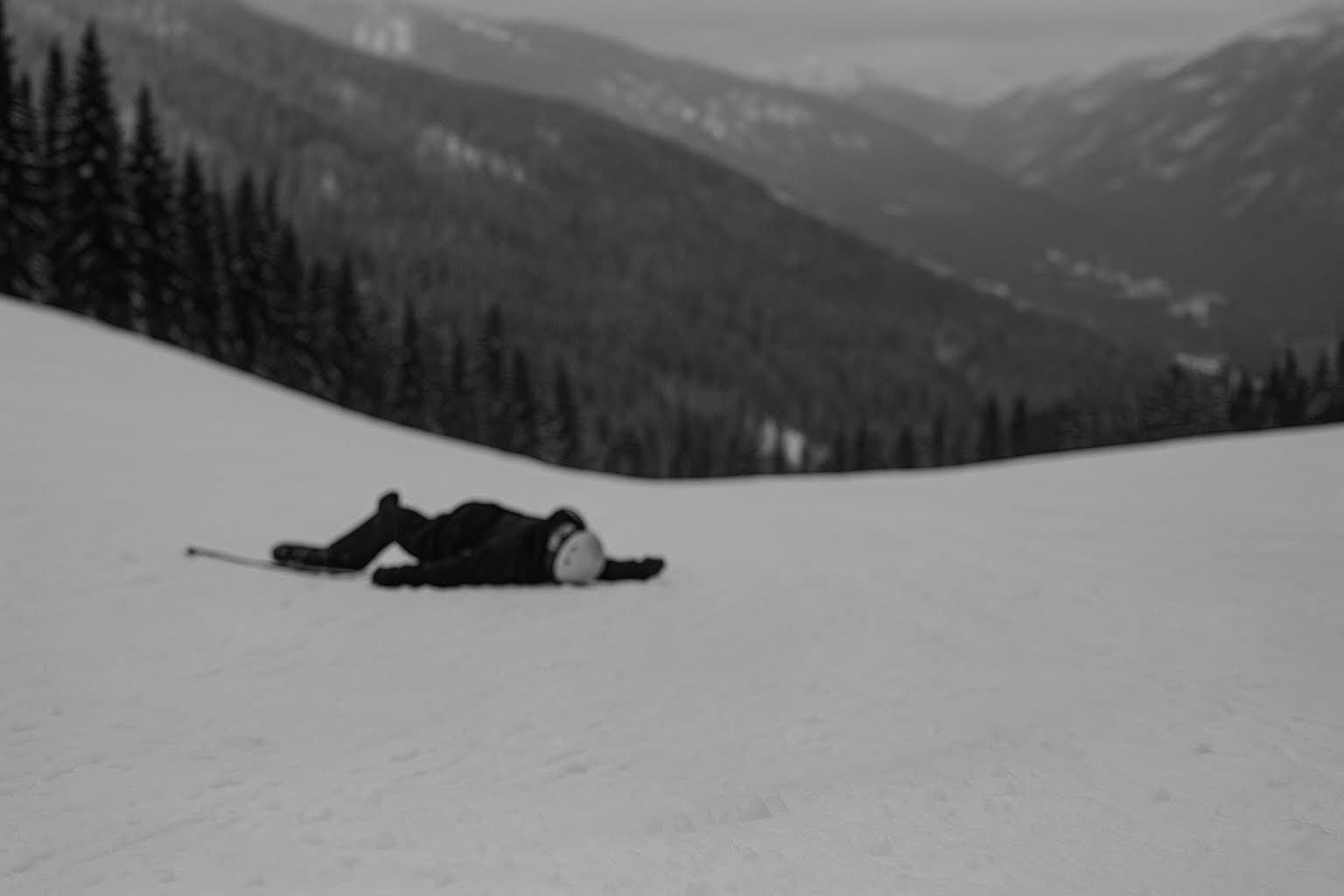 Ski mountain landscape